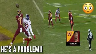 Jahan Dotson Shows off NASTY Route Running...👀 Commanders vs Giants Highlights