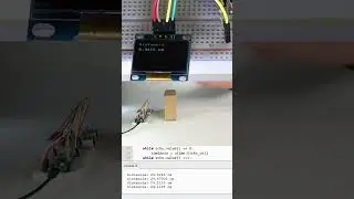 Sensor HC-SR04 y Pantalla Oled con Raspberry Pi Pico. Distancia en Thonny y display SSD 1306 