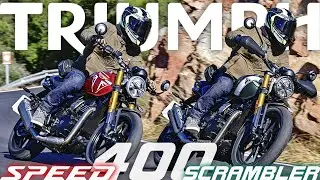 Prueba Triumph Speed 400 y Scrambler 400 X
