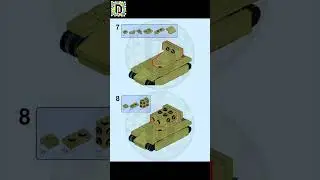 Инструкция на мини ТОС-1А Солнцепёк из Лего Instructions for the mini HFS-1A Solntsepek Lego 