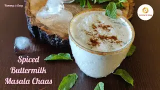 Beat the heat 🌞 Spiced Masala Buttermilk Recipe ~ Masala Chaas ~ Masala Tak ~ Mattha Recipe #shorts