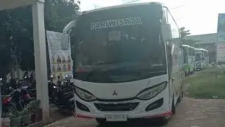 Suasana menjelang keberangkatan Study tour Siswa kelas XII di SMAN 1 Wonomulyo Polman Sulbar