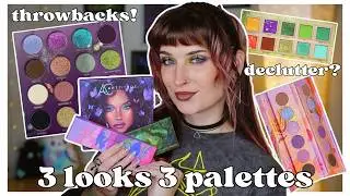 3 looks 3 palettes! | adventure, lunar lavender, metamorph | throwback thursdays