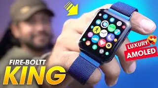 The KING of *BUDGET AMOLED* Smartwatch! ⚡️ Fire-Boltt KING Smartwatch Review!