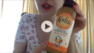 ASMR Eating Nordstrom SnackBox and Margherita Pizza with Sees Chocolate and Kevita Drink