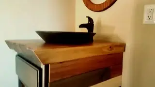 Appliances and Bathroom in Shed Tiny Home