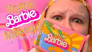 💖🌈Trying the colourpop x Barbie collection! Is it any good? 🌈💖