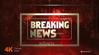 green screen Breaking News 1080