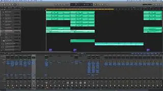 King David making EDM in Logic Pro X working on 'New Genesis' using only Logic Stock instruments.