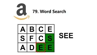 [中文] Leetcode 79 Word Search Python Typescript
