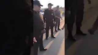 Мага против полицейский - драка