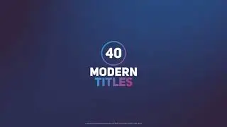 Title Pack | After Effects template