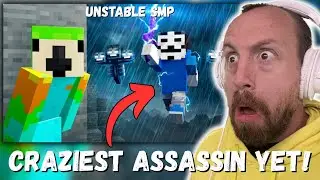 CRAZIEST ASSASSIN YET!!! Parrot I Got Hunted by a Minecraft Hacker (UNSTABLE SMP REACTION!!!)