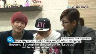 GURUPOP Star Q&A - B1A4