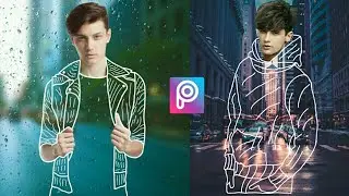 PicsArt Unique  transparent effect PicsArt photo editing