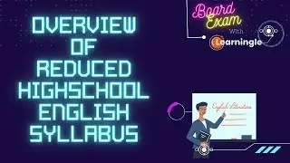 Overview of Highschool UP Board Reduced English Syllabus | Highschool Board | Board Exam 2021