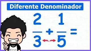 ➕ SUMA de FRACCIONES con DIFERENTE DENOMINADOR