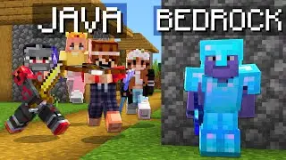 4 Java Players vs 1 SECRET Bedrock Player