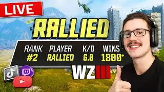 🔴 WARZONE LIVE [1900+ Wins] w/ Ral #2 Global Rank