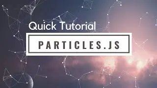 Create particle effect with particles.js | Use particles as background using HTML CSS and jQuery