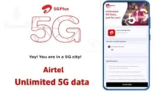 Airtel 5G Unlimited Data  Free | How to activate airtel 5G unlimited data