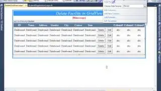 How to Delete Student Record using the GridView in Asp net