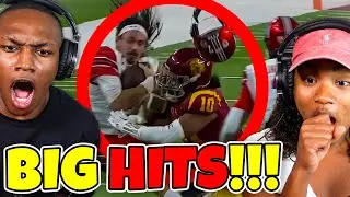 THE MOST VICIOUS Hits in Football History!