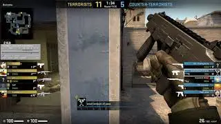 Amazing CSGO Ace and last second defusal!!!  .... almost