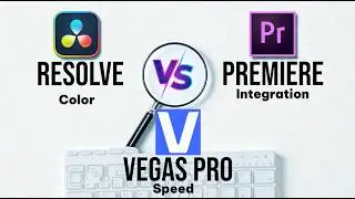 DaVinci Resolve vs Adobe Premiere Pro vs Sony Vegas Pro
