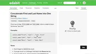 Python Function: Concatenate First and Last Name