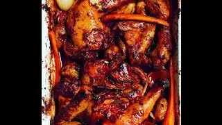 Little French Kitchen's Red Wine Roast Chicken Recipe