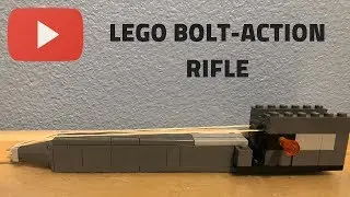Lego Rubber Band Bolt-Action Rifle! (+Tutorial)