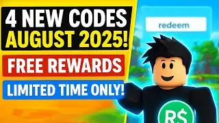 4 NEW ROBLOX CODES 🔥 August 2025 | Free Boosts, Gems & Stat Reset!