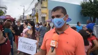 Coordenação do  SIMPROSEMMA de Santa Inês apoia a manifestação dos professores