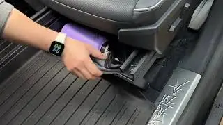 Elecfresh Front Under Seat Storage Box for Tesla Cybertruck 