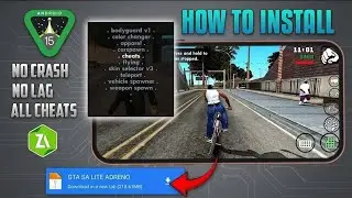 GTA San Andreas Lite Android 15: NO CRASH + All Cheats Mod (2026 Working!) ⚡