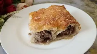 Лаваш с фаршем в духовке!