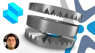 Hirth Joint Gear Tutorial for Direct CAD [ Shapr3D ]