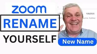 How to CHANGE Your NAME in ZOOM [Tutorial]