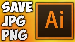 How to Save a Illustrator File as a JPEG - How to Export PNG From Illustrator