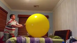 inflating a massive 55 inch cattex balloon
