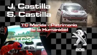 J. Castilla - S. Castilla | Peugeot 206 | II TC Mérida 2022 | TC 3 | Ruso Racing