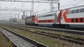 ЭП20-031 с поездом №738 Москва-Воронеж по 3 главному станции Перово