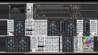 Space House - Rhythmic patch in VCV Rack v2 with updated NYSTHI and VULT modules