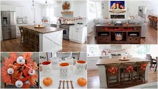 DECORATE WITH ME FOR FALL + FALL DECOR IDEAS & EASY FALL DIY WREATH | MY FALL DECOR 2021
