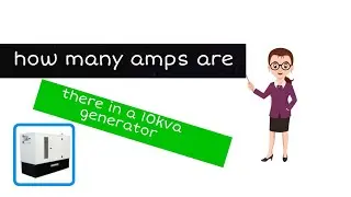 How many amps are there in a 10KVA generator? | Same kVA rating generator how it is work