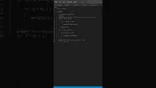 👍👍Fantastic Program Of Matrix😍😍 In C Language😎😎