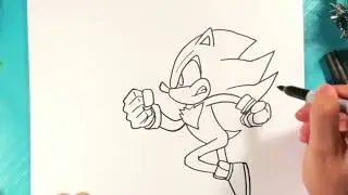 How to Draw SONIC vs SHADOW