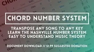 The Chord Number System - learn how to transpose anything (Nashville number system)