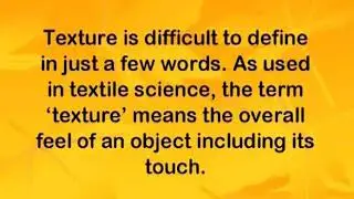 Introduction to texture Introduction